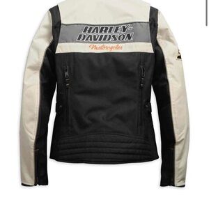 Harley-Davidson Women's Black and White Jacket